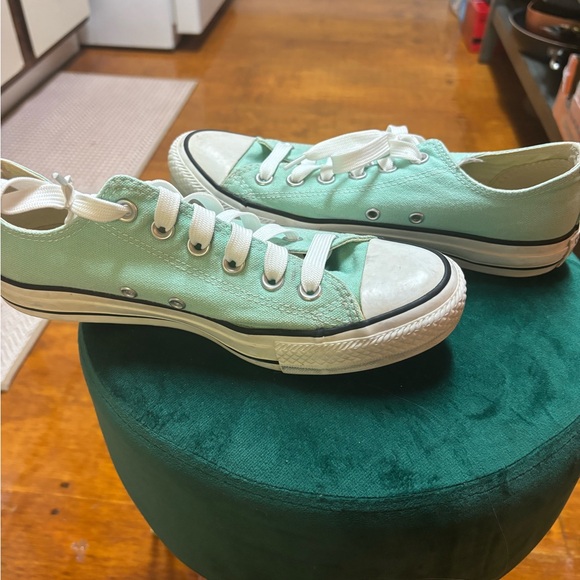 Seafoam All Star Converse Women’s 8 - Picture 7 of 7